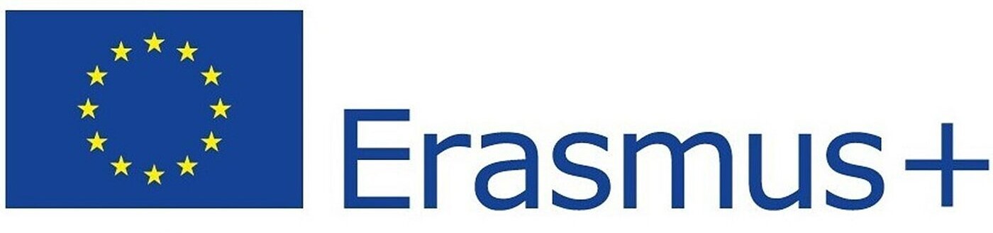 Logo Erasmus plus avec le drapeau européen